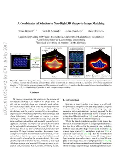 A Combinatorial Solution to Non-Rigid 3D Shape-to-Image Matching