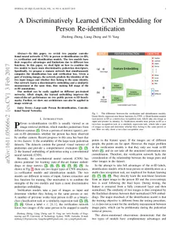 A Discriminatively Learned CNN Embedding for Person Re-identification