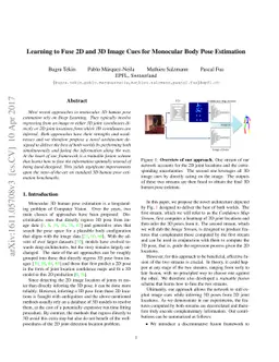 Learning to Fuse 2D and 3D Image Cues for Monocular Body Pose Estimation