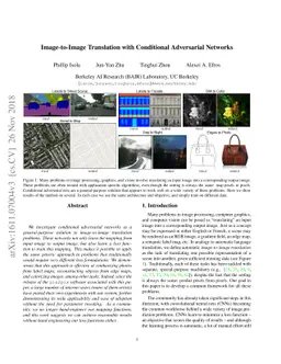 Image-to-Image Translation with Conditional Adversarial Networks