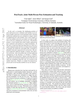 PoseTrack: Joint Multi-Person Pose Estimation and Tracking