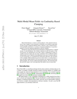 Multi-Modal Mean-Fields via Cardinality-Based Clamping