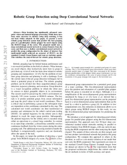 Robotic Grasp Detection using Deep Convolutional Neural Networks