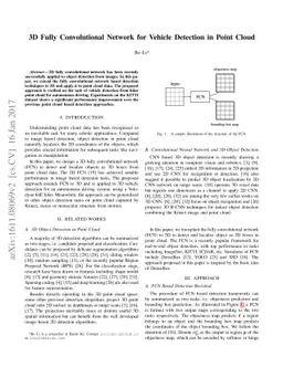 3D Fully Convolutional Network for Vehicle Detection in Point Cloud