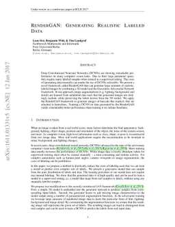 RenderGAN: Generating Realistic Labeled Data