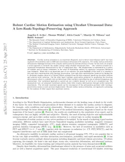 Robust Cardiac Motion Estimation using Ultrafast Ultrasound Data: A
  Low-Rank-Topology-Preserving Approach
