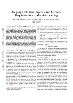 Helping HPC Users Specify Job Memory Requirements via Machine Learning