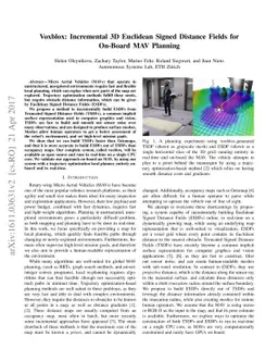 Voxblox: Incremental 3D Euclidean Signed Distance Fields for On-Board
  MAV Planning