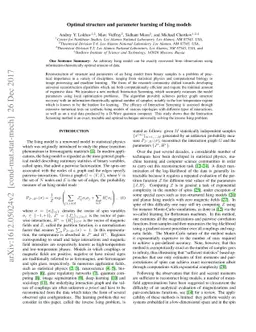 Optimal structure and parameter learning of Ising models