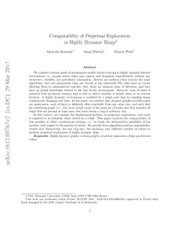Computability of Perpetual Exploration in Highly Dynamic Rings