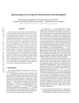 Deep Learning on Lie Groups for Skeleton-based Action Recognition