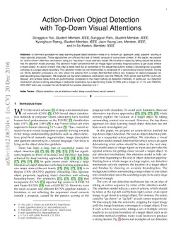 Action-Driven Object Detection with Top-Down Visual Attentions