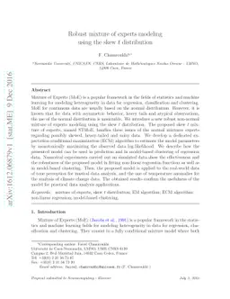 Robust mixture of experts modeling using the skew $t$ distribution