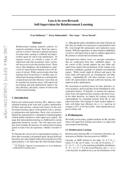 Loss is its own Reward: Self-Supervision for Reinforcement Learning