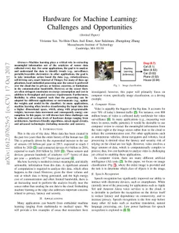 Hardware for Machine Learning: Challenges and Opportunities