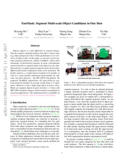 FastMask: Segment Multi-scale Object Candidates in One Shot
