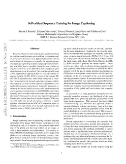 Self-critical Sequence Training for Image Captioning
