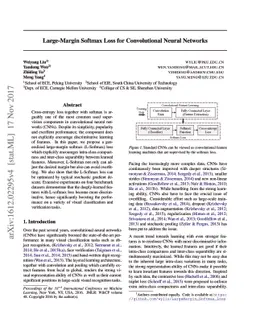 Large-Margin Softmax Loss for Convolutional Neural Networks