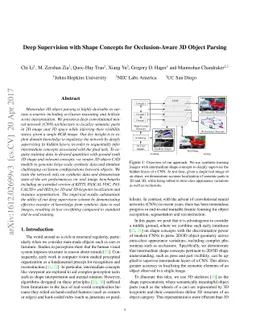 Deep Supervision with Shape Concepts for Occlusion-Aware 3D Object
  Parsing