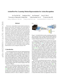 ActionFlowNet: Learning Motion Representation for Action Recognition