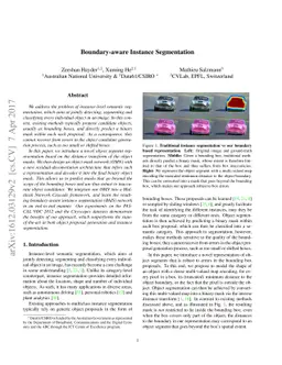Boundary-aware Instance Segmentation