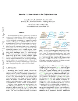Feature Pyramid Networks for Object Detection