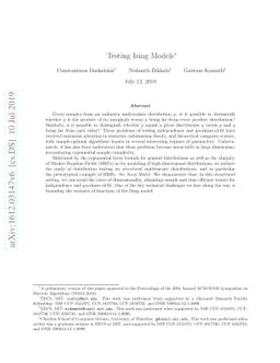 Testing Ising Models