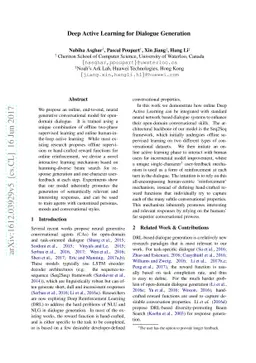 Deep Active Learning for Dialogue Generation