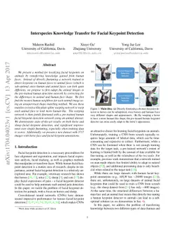 Interspecies Knowledge Transfer for Facial Keypoint Detection