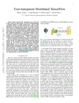 User-transparent Distributed TensorFlow