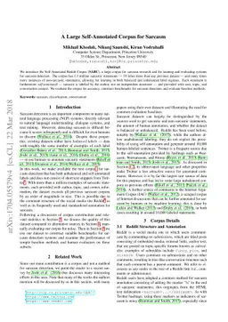 A Large Self-Annotated Corpus for Sarcasm