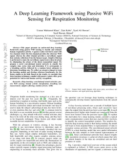 A Deep Learning Framework using Passive WiFi Sensing for Respiration
  Monitoring