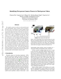 Identifying First-person Camera Wearers in Third-person Videos
