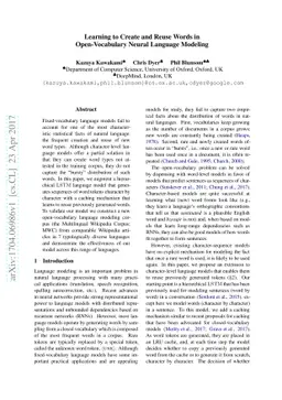 Learning to Create and Reuse Words in Open-Vocabulary Neural Language
  Modeling