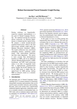 Robust Incremental Neural Semantic Graph Parsing