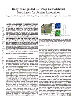 Body Joint guided 3D Deep Convolutional Descriptors for Action
  Recognition