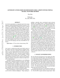 Automatic Liver Lesion Segmentation Using A Deep Convolutional Neural
  Network Method