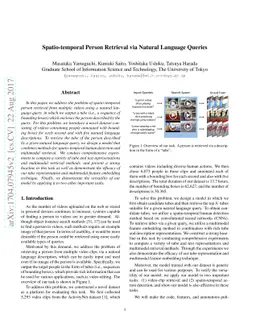 Spatio-temporal Person Retrieval via Natural Language Queries