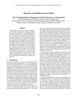 Deep Text Classification Can be Fooled