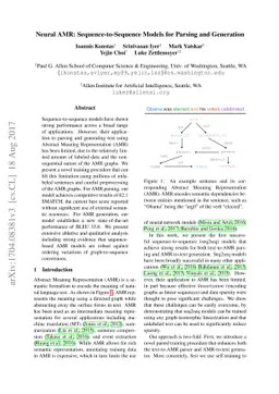 Neural AMR: Sequence-to-Sequence Models for Parsing and Generation