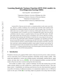 Learning Quadratic Variance Function (QVF) DAG models via OverDispersion
  Scoring (ODS)