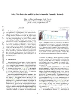 SafetyNet: Detecting and Rejecting Adversarial Examples Robustly