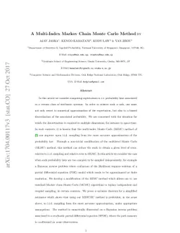 A Multi-Index Markov Chain Monte Carlo Method