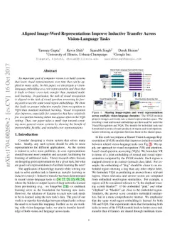 Aligned Image-Word Representations Improve Inductive Transfer Across
  Vision-Language Tasks