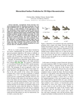Hierarchical Surface Prediction for 3D Object Reconstruction