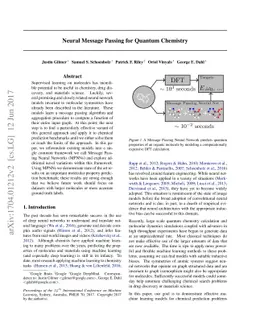 Neural Message Passing for Quantum Chemistry