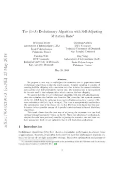 The (1+$λ$) Evolutionary Algorithm with Self-Adjusting Mutation
  Rate