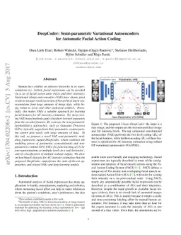 DeepCoder: Semi-parametric Variational Autoencoders for Automatic Facial
  Action Coding