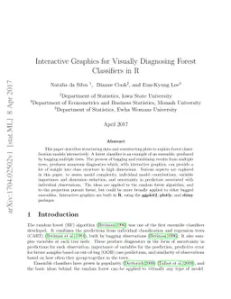 Interactive Graphics for Visually Diagnosing Forest Classifiers in R