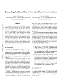 Dynamic Edge-Conditioned Filters in Convolutional Neural Networks on
  Graphs